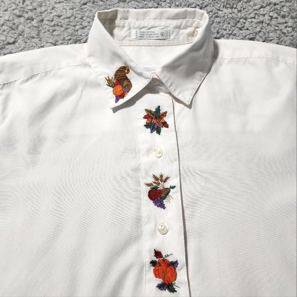 Fall Button-up Blouse - Picture 1 of 8